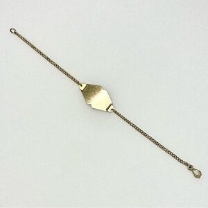 Antique 12KT Gold Filled ID Bracelet 7.5”